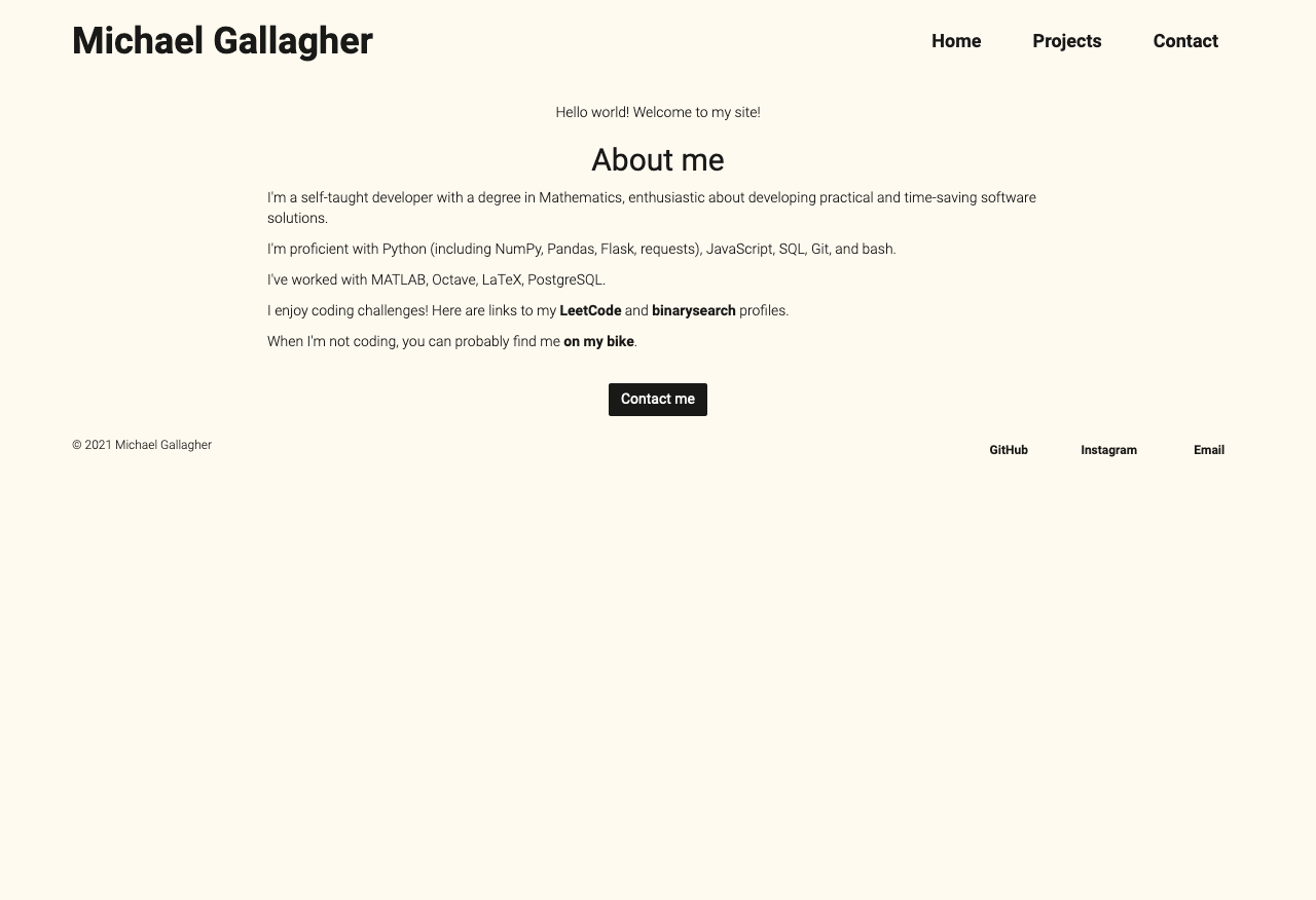 Personal Website